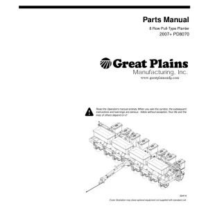 Great Plains Pd8070 Parts Manual