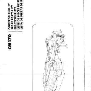 Greenland Cm170 Mower Parts Manual