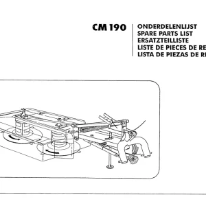 Greenland Cm190 Mower Parts Manual