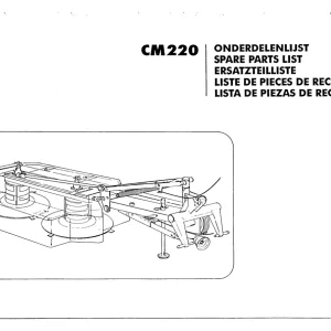 Greenland Cm220 Mower Parts Manual