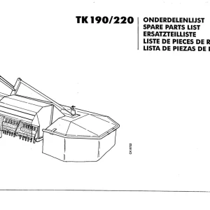 Greenland Tk190 Tk220 Parts Manual