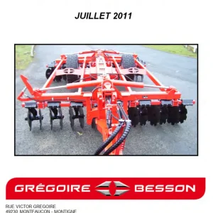 Gregoire&Besson Gregoire Besson Discomix Sprc Parts Manual