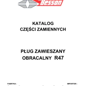 Gregoire&Besson Gregoire Besson R47 Parts Manual