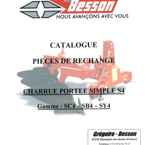 Gregoire&Besson Gregoire Besson Sc4 Sb4 Sy4 Parts Manual