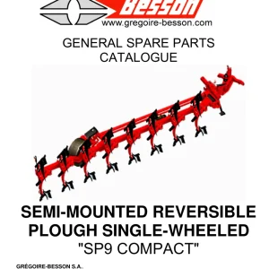 Gregoire&Besson Gregoire Besson Sp9 Parts Manual