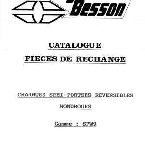 Gregoire&Besson Gregoire Besson Spw9 Parts Manual