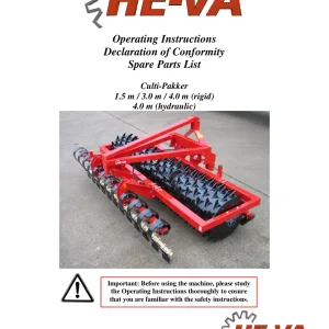 HE-VA He Va 1.5 3.0 4.0 Parts Manual
