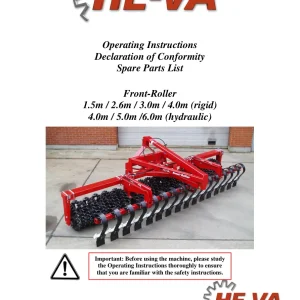 HE-VA He Va 1.5 2.6 3.0 4.0 5.0 6.0 Parts Manual