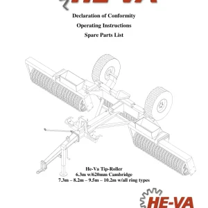 HE-VA He Va 6.3 7.3 8.2 9.5 10.2 Parts Manual