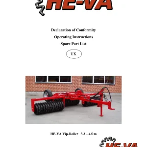 HE-VA He Va Vip 3.3 4.5 Parts Manual