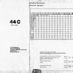 Hanomag Terex Hanomag 44C Parts Manual