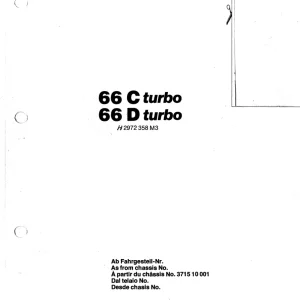 Hanomag Terex Hanomag 66C 66D Parts Manual
