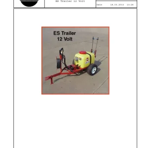 Hardi Es 12 Volt Parts Manual