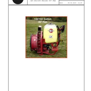 Hardi Le100 Le150 Gallon 30 Parts Manual