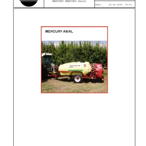Hardi Mercury Axial Parts Manual