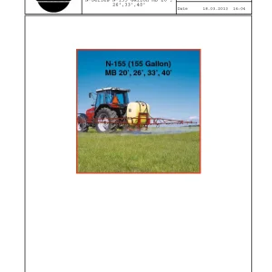 Hardi N 155 Gallon Mb 20 26 33 40 Parts Manual