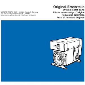 Hatz 2L41C 3L41C 4L41C Parts Manual
