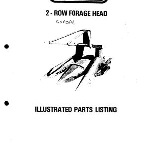 Hesston 2 Head Parts Manual