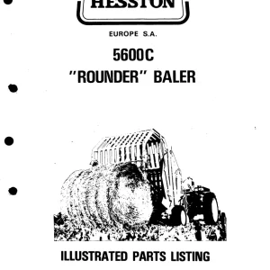 Hesston 5600C Parts Manual