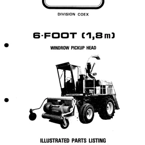 Hesston 6 Head 1982 Parts Manual