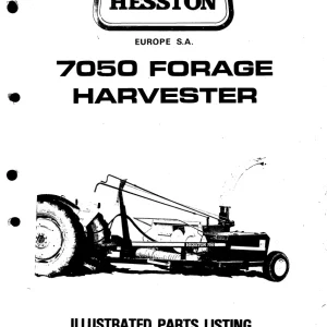 Hesston 7050 Parts Manual