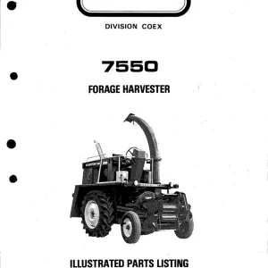 Hesston 7550 1981 Parts Manual