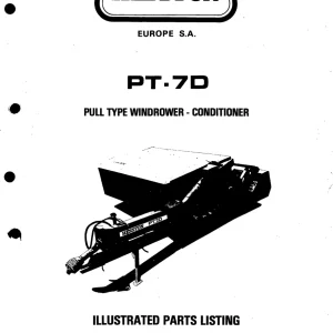 Hesston Pt 7D Parts Manual