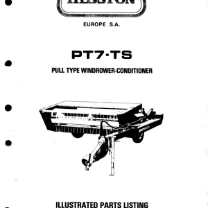 Hesston Pt7 Ts Parts Manual