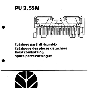 Hesston Pu 2.55M Fiatagri Parts Manual