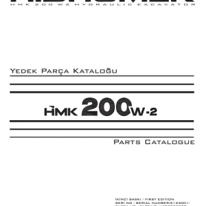 Hidromek 200W 2 2005 Parts Manual