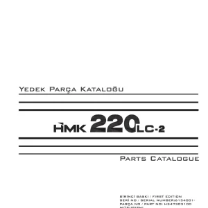 Hidromek 220Lc 2 2006 Parts Manual