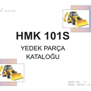 Hidromek Hmk 101 S 2001 Parts Manual