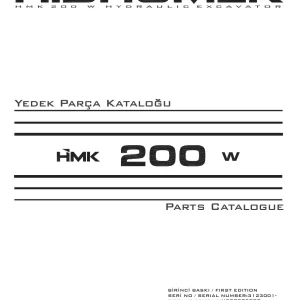 Hidromek Hmk 200W 2005 Parts Manual