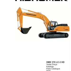 Hidromek Hmk 370Lc 3 2010 Parts Manual