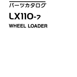 Hitachi Lx110 7 Wheel Parts Manual