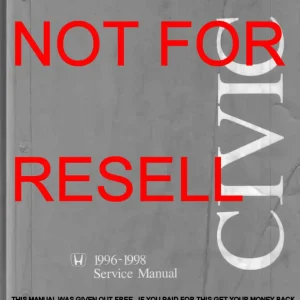 Honda Civic 1996 1998 1998 Service Manual