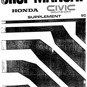 Honda Civic Service Manual
