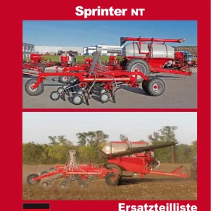 Horsch Sprinter 15 Nt Parts Manual