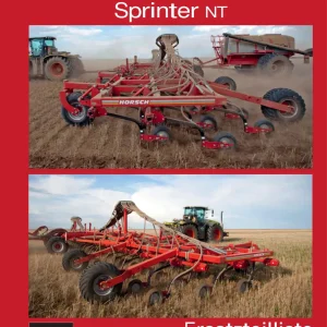Horsch Sprinter 24 Nt Parts Manual