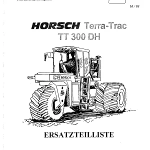 Horsch Tt 300 Parts Manual
