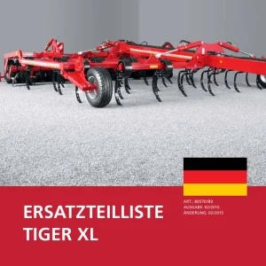 Horsch Tiger 6 8 Xl 3 Parts Manual