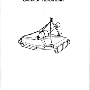 Howard Giravator Rss Rsm Parts Manual