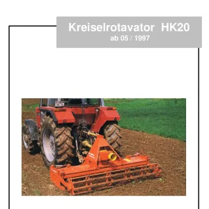 Howard Hk20 05 1997 Parts Manual