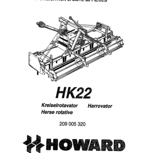 Howard Hk22 Parts Manual
