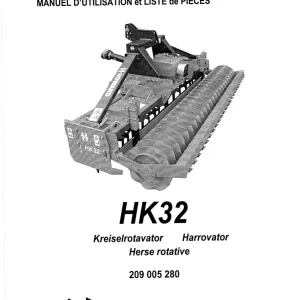 Howard Hk32 Parts Manual