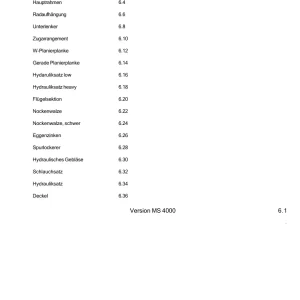 Howard Multipack Parts Manual