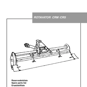 Howard Rotavator Crm Crs Parts Manual