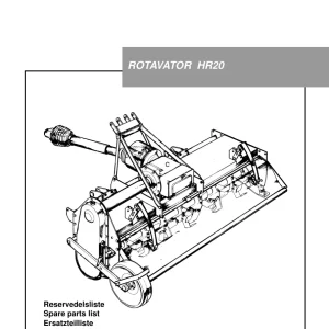 Howard Rotavator Hr20 Parts Manual