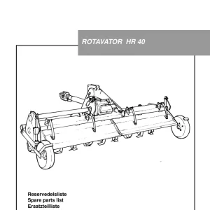 Howard Rotavator Hr40 Parts Manual