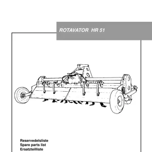 Howard Rotavator Hr51 Parts Manual